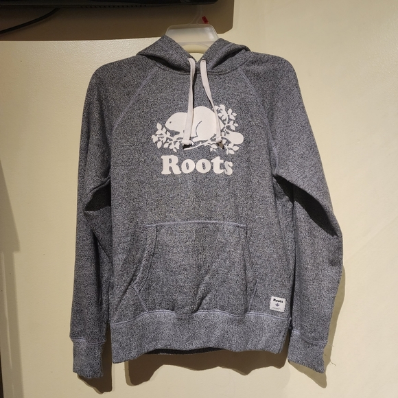 EUC ✅️ Roots Salt and Pepper Kanga Sweater - Picture 3 of 11